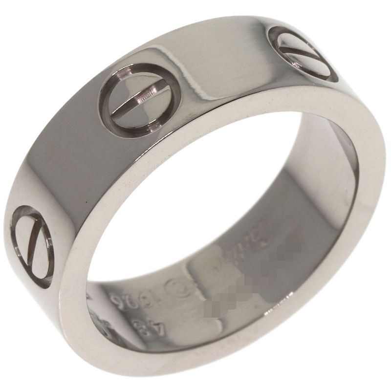 Cartier Love Ring 48 Ring 18K White Gold
