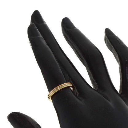 Cartier Three Color 49 Ring 18K Yellow Gold 18K White Pink