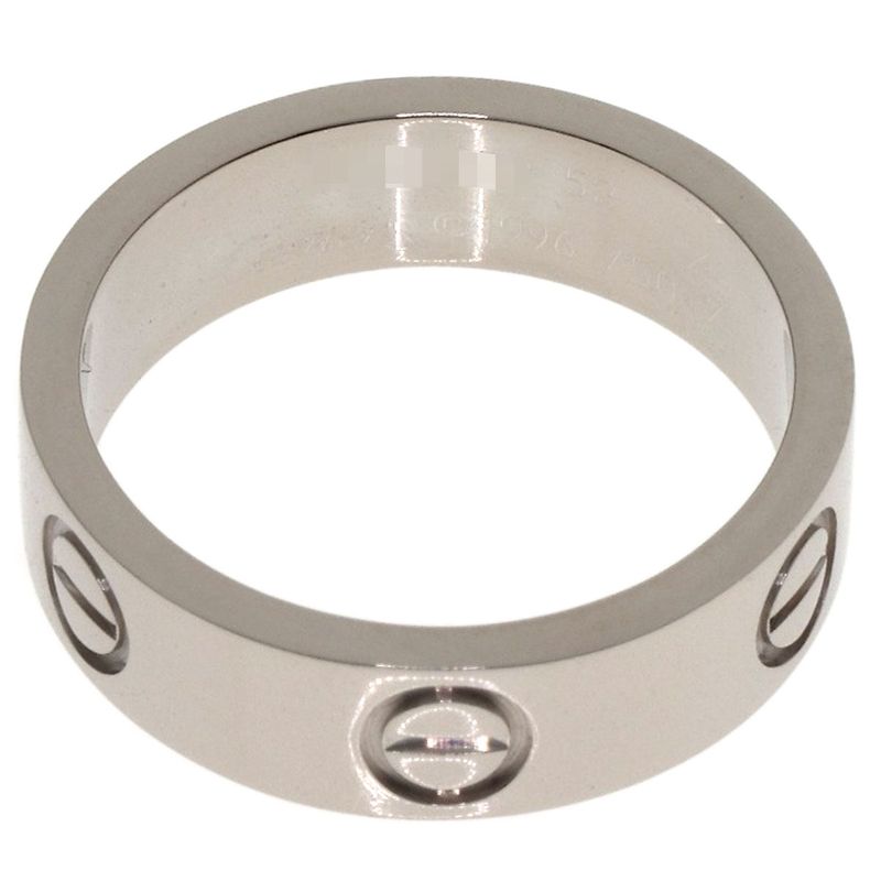Cartier Love Ring 52 Ring 18K White Gold