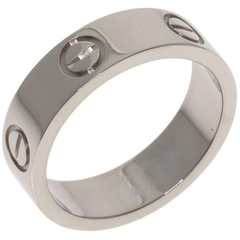 Cartier Love Ring 52 Ring 18K White Gold