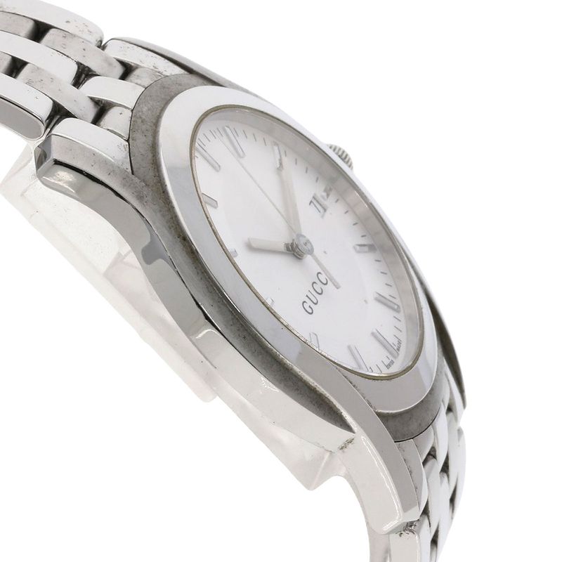 Gucci Round Face Watch SS