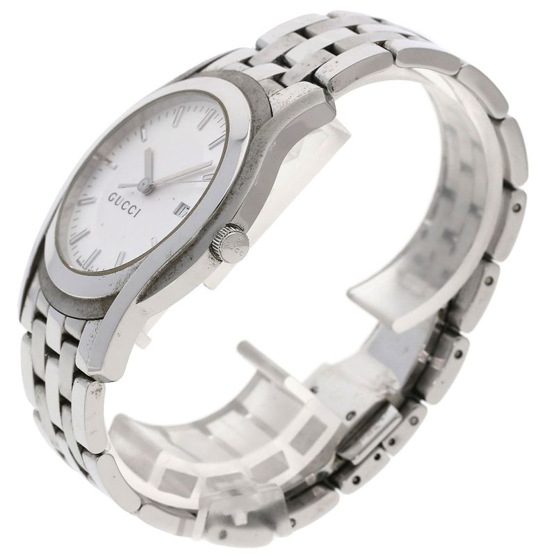 Gucci Round Face Watch SS