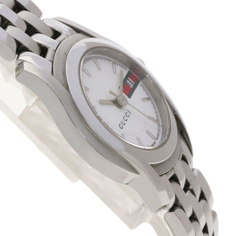 Gucci Round Face Watch SS