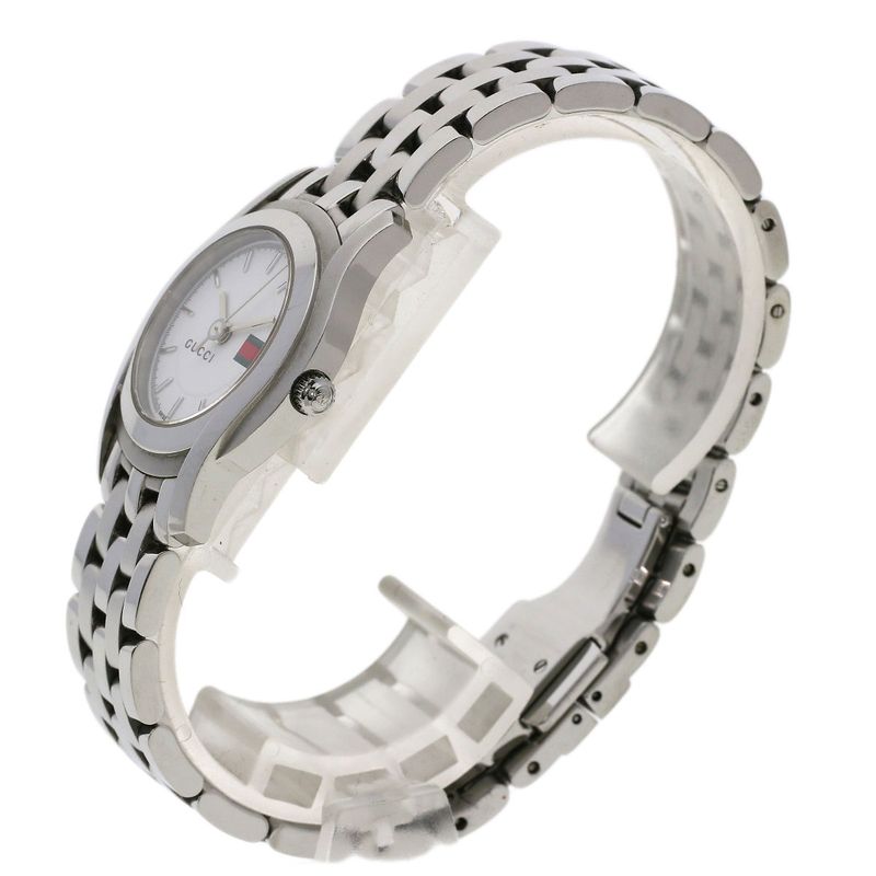 Gucci Round Face Watch SS