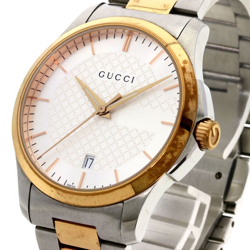 Gucci 126.4 Round Face Watch SS Ssxpgp