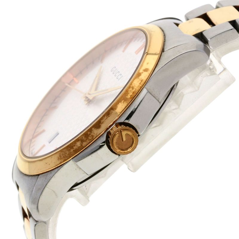 Gucci 126.4 Round Face Watch SS Ssxpgp