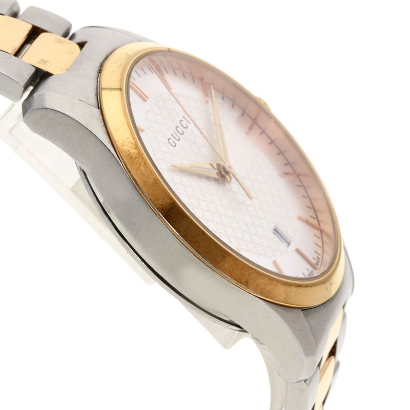 Gucci 126.4 Round Face Watch SS Ssxpgp