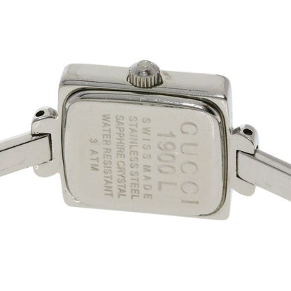 Gucci Square Face Bangle Watch SS