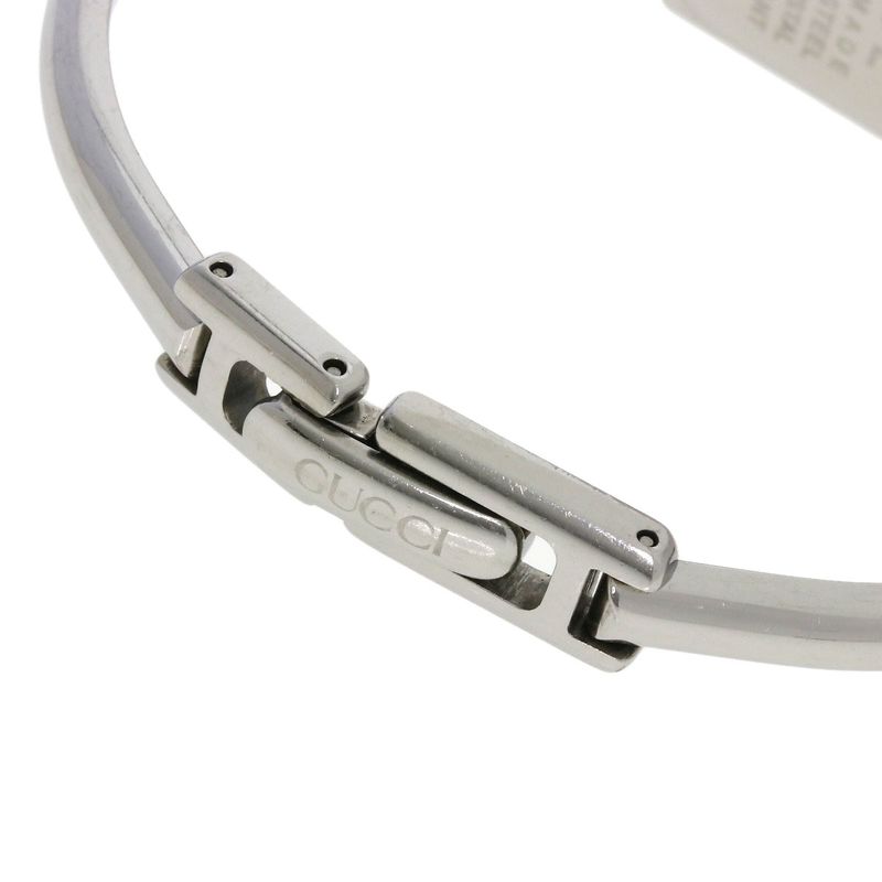 Gucci Square Face Bangle Watch SS