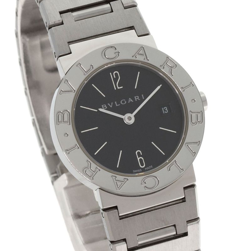 Bvlgari Watch SS Black