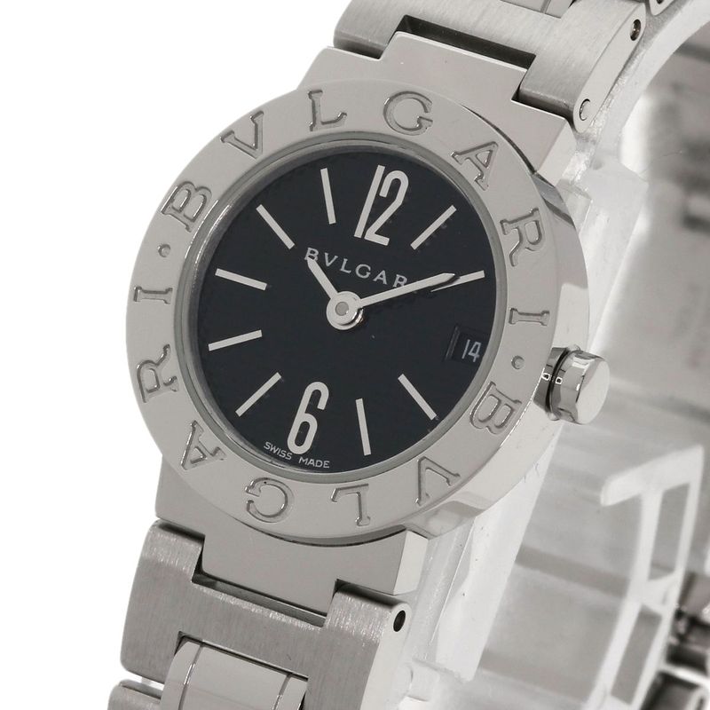 Bvlgari Watch SS Black