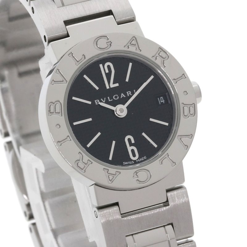 Bvlgari Watch SS Black