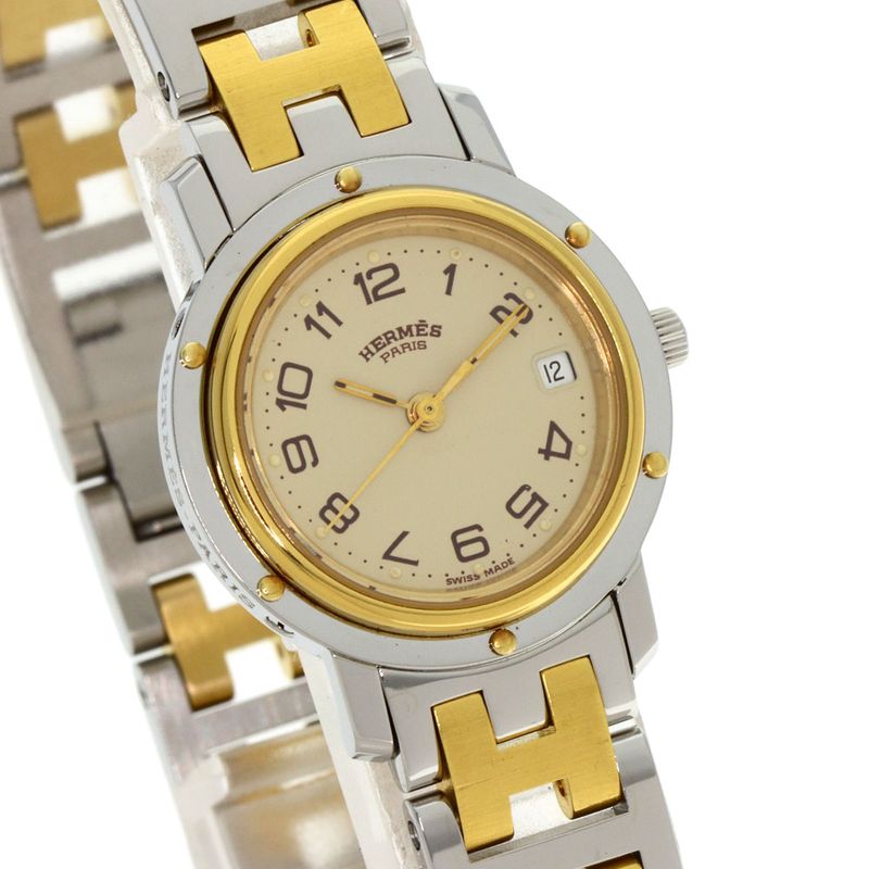 Hermes Clipper Watch SS Ssxgp