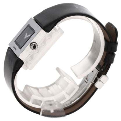 Chanel Quilted Watch SS Leather