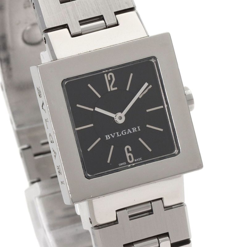 Bvlgari Watch SS Black