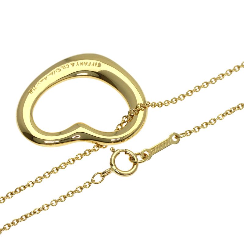 Tiffany & Co. Open Heart Necklace 18K Yellow Gold