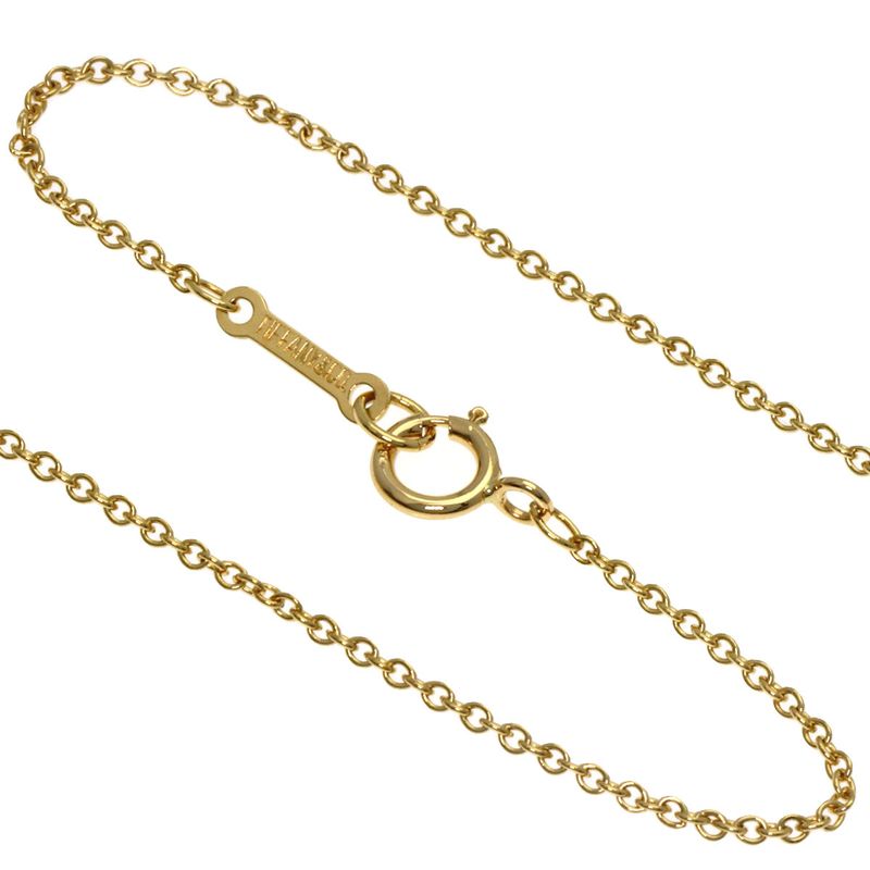 Tiffany & Co. Open Heart Necklace 18K Yellow Gold