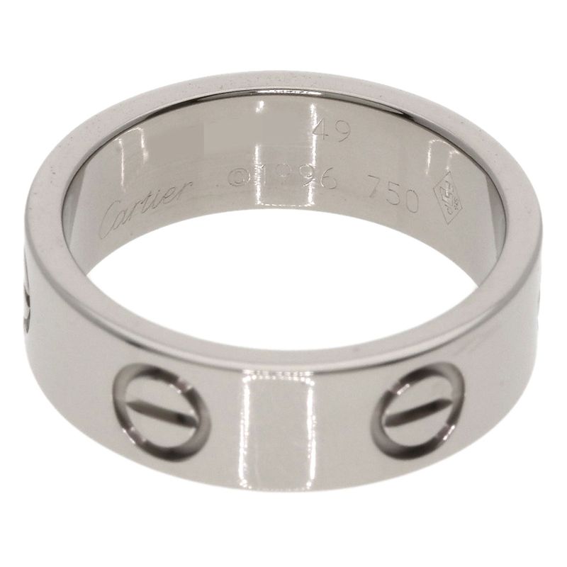 Cartier Love Ring 49 Ring 18K White Gold