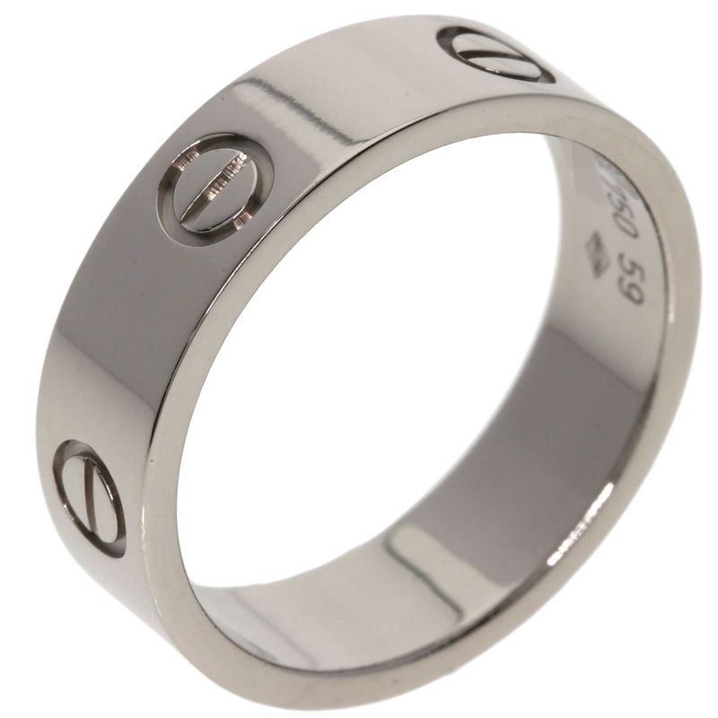 Cartier Love Ring 59 Ring 18K White Gold