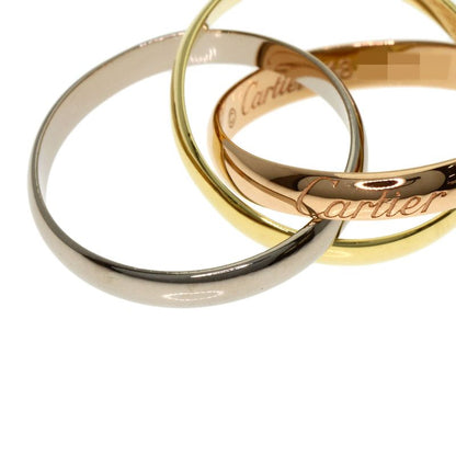 Cartier Trinity SM 48 Model Ring 18K Yellow Gold 18K Pink