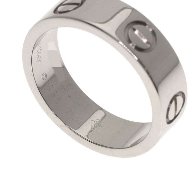 Cartier Love Ring 51 Ring 18K White Gold