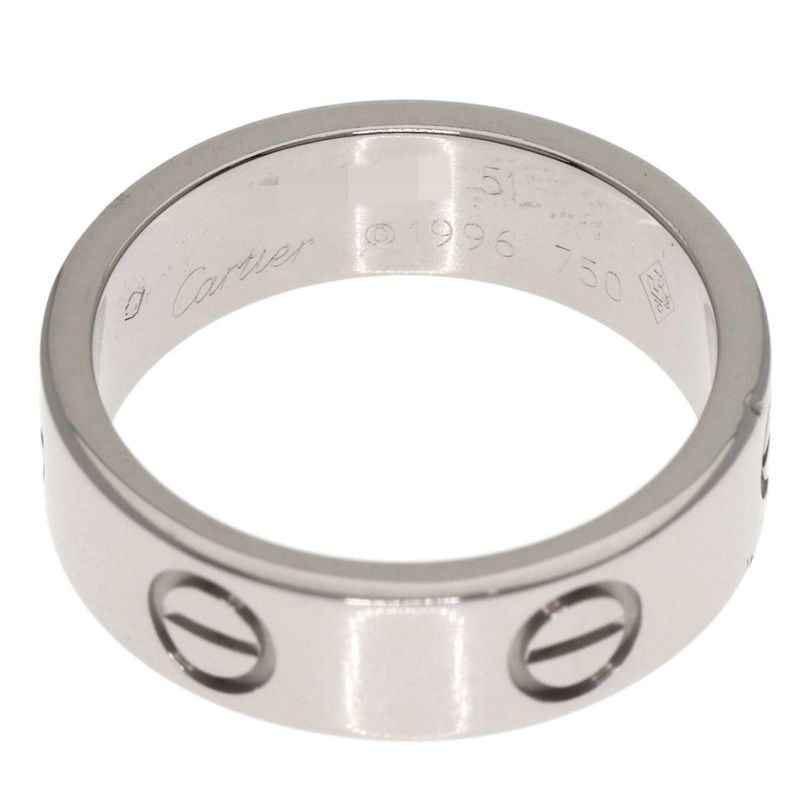 Cartier Love Ring 51 Ring 18K White Gold