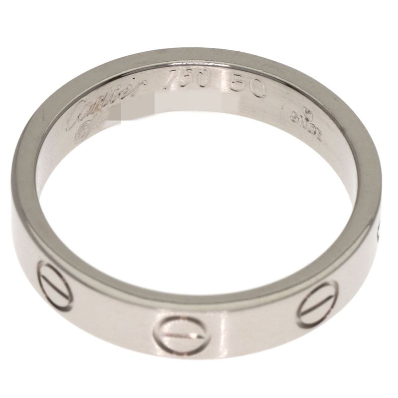 Cartier Love Ring 50 Ring 18K White Gold
