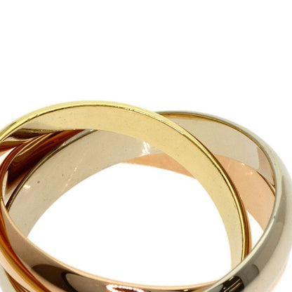 Cartier Trinity 49 Ring 18K Yellow Gold 18K White Pink