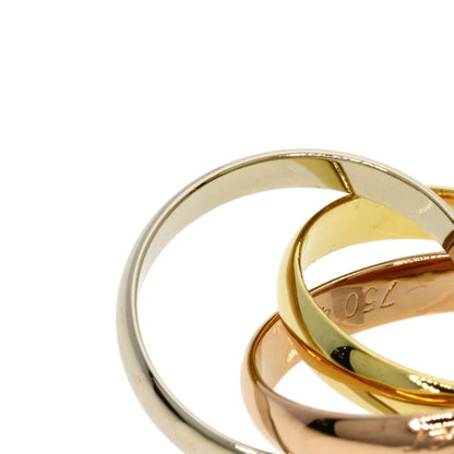 Cartier Trinity 49 Ring 18K Yellow Gold 18K White Pink