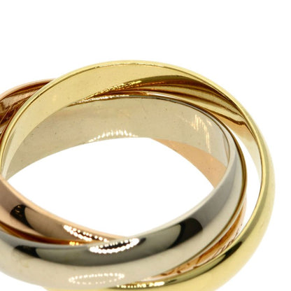 Cartier Trinity 48 Ring 18K Yellow Gold 18K White Pink