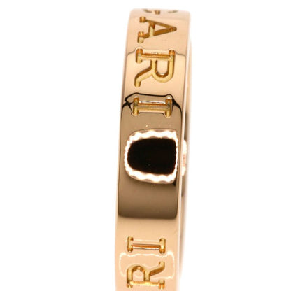 Bvlgari Double Logo Diamond Ring 18K Pink Gold
