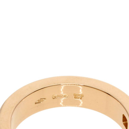 Bvlgari Double Logo Diamond Ring 18K Pink Gold
