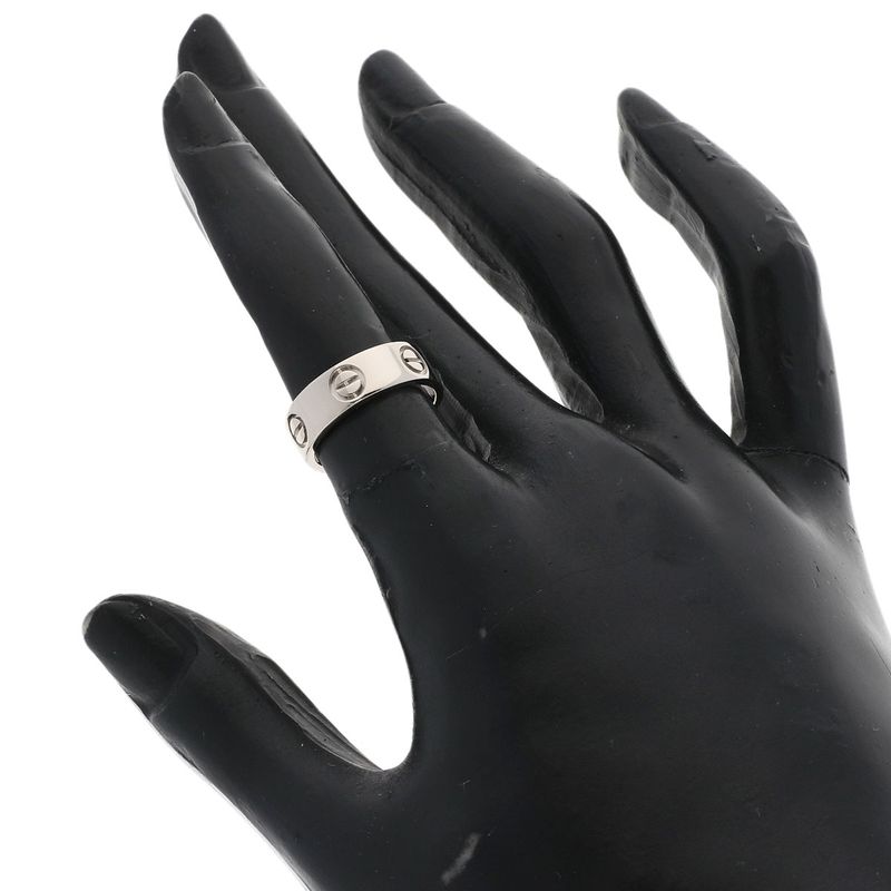 Cartier Love Ring 47 Ring 18K White Gold
