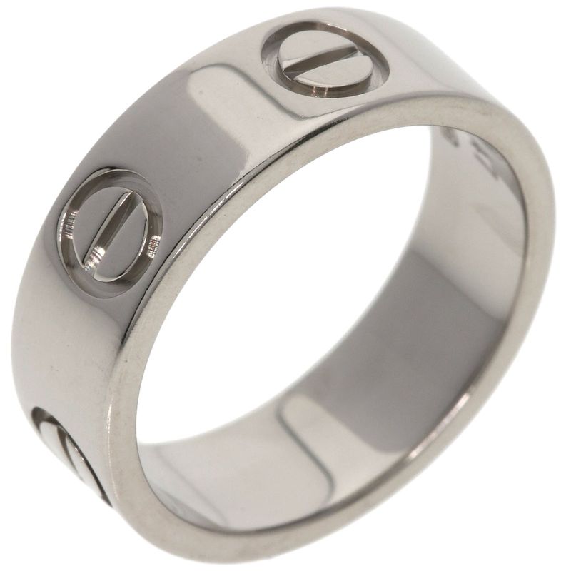 Cartier Love Ring 47 Ring 18K White Gold