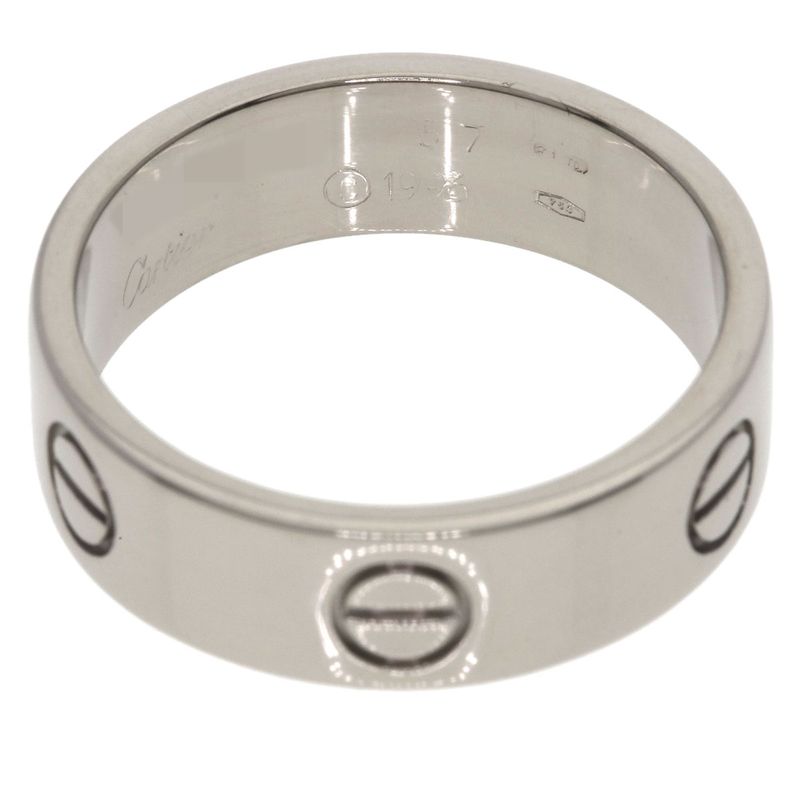 Cartier Love Ring 57 Ring 18K White Gold