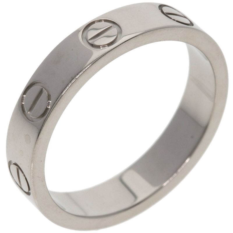 Cartier Mini Love Ring 48 Ring 18K White Gold