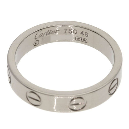 Cartier Mini Love Ring 48 Ring 18K White Gold