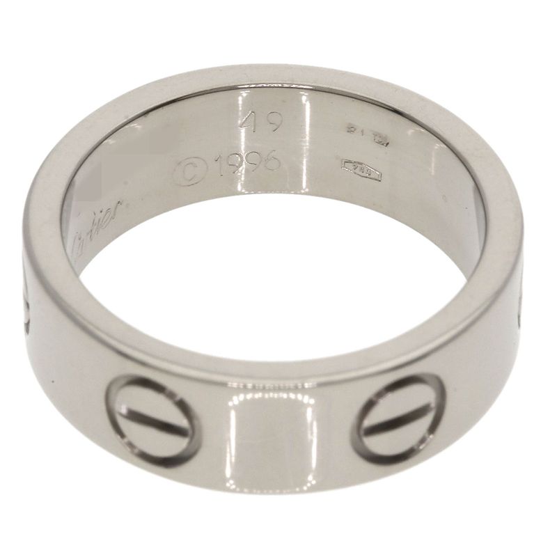 Cartier Love Ring 49 Ring 18K White Gold