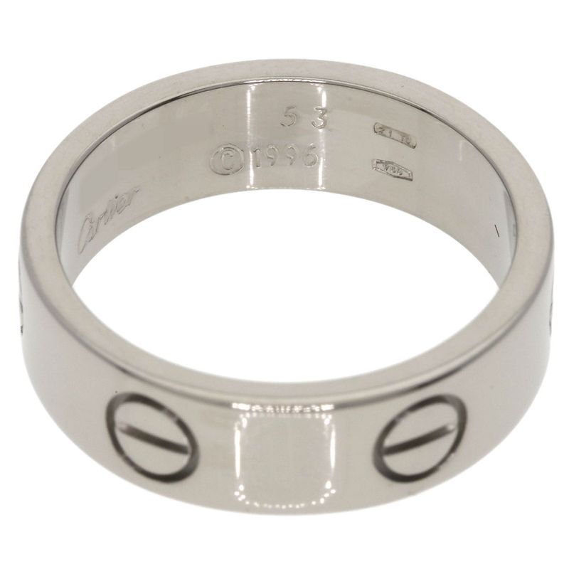 Cartier Love Ring 53 Ring 18K White Gold