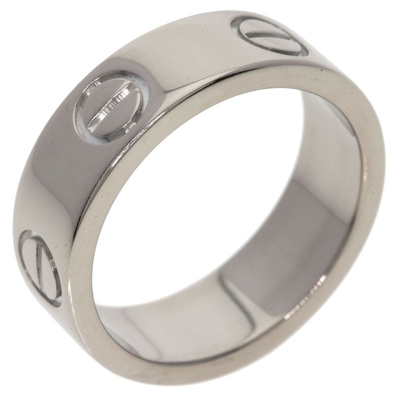 Cartier Love Ring 48 Ring 18K White Gold