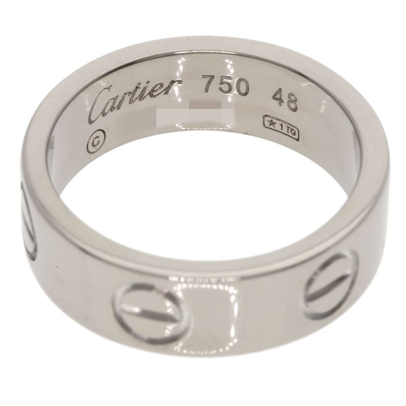Cartier Love Ring 48 Ring 18K White Gold
