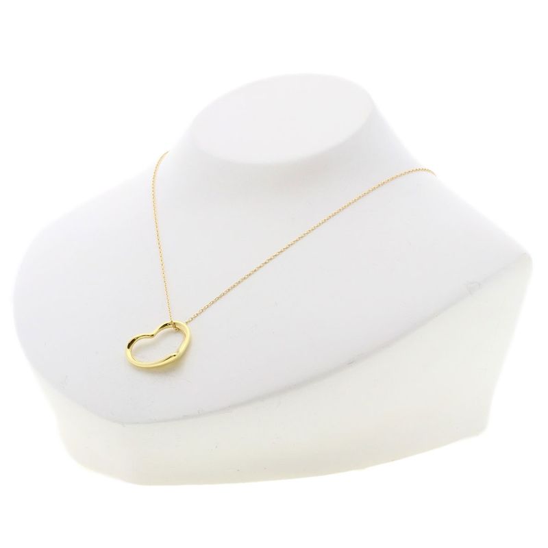 Tiffany & Co. Open Heart Necklace 18K Yellow Gold