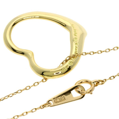 Tiffany & Co. Open Heart Necklace 18K Yellow Gold