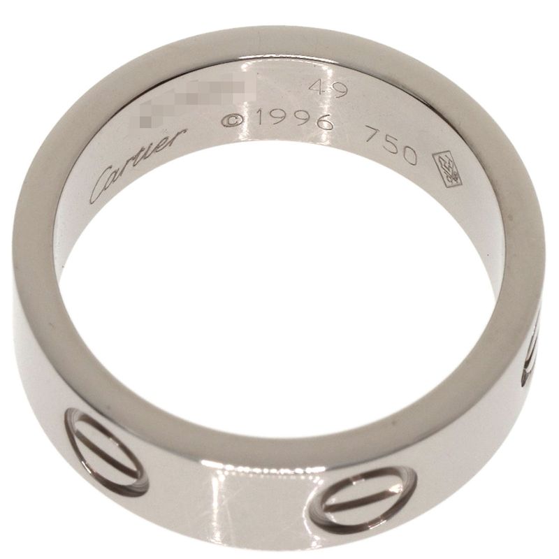 Cartier Love Ring 49 Ring 18K White Gold