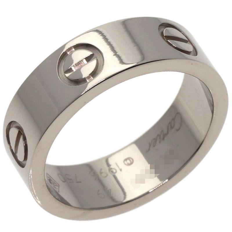 Cartier Love Ring 49 Ring 18K White Gold