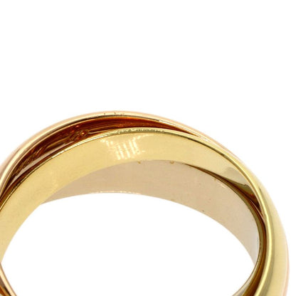 Cartier Trinity 48 Ring 18K Yellow Gold 18K White Pink
