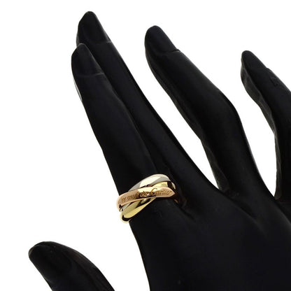 Cartier Trinity 48 Ring 18K Yellow Gold 18K White Pink