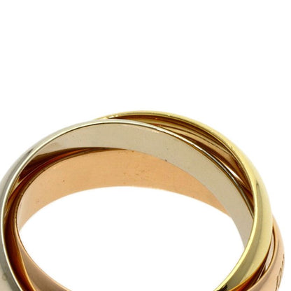 Cartier Trinity 48 Ring 18K Yellow Gold 18K White Pink