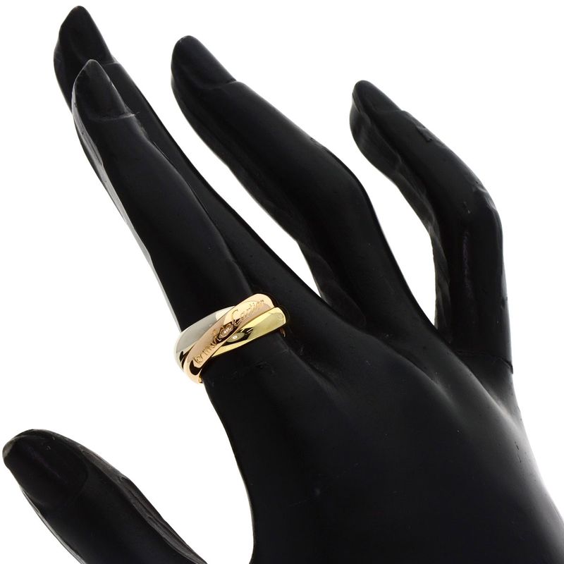 Cartier Trinity 48 Ring 18K Yellow Gold 18K Pink White