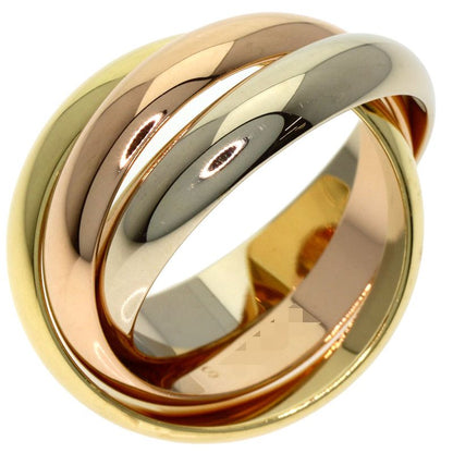 Cartier Trinity MM 49 Ring 18K Yellow Gold 18K Pink White